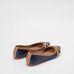 Sapatilha Feminina Penélope Detalhe Tiras Slim Azul