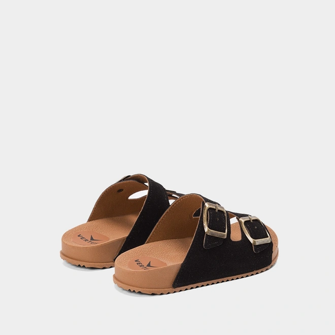 Papete Infantil Vertus Camurça Preto
