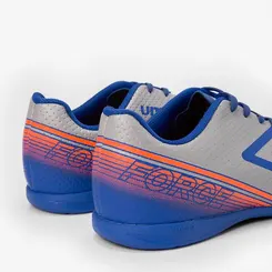 Chuteira Futsal Umbro Force Detalhe Perfuros Cinza