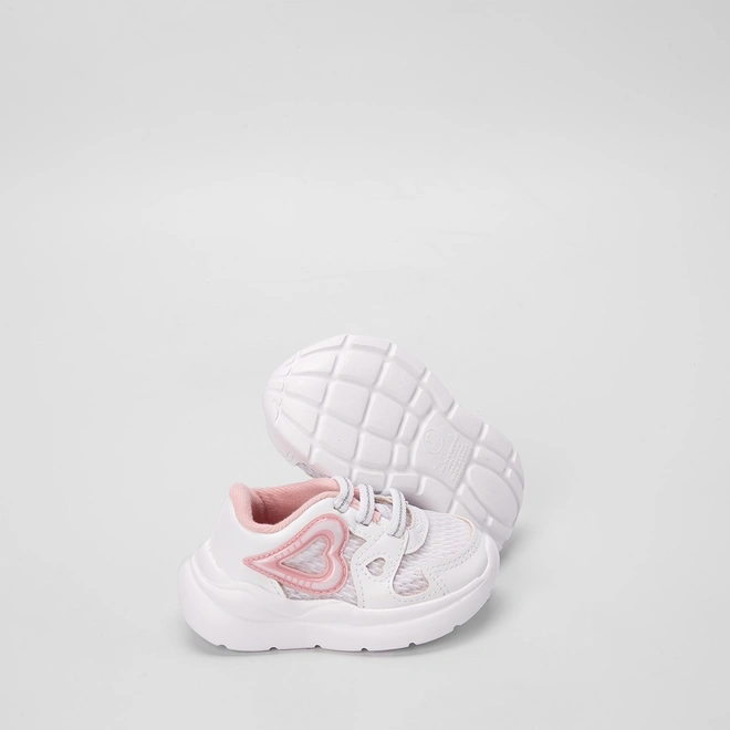 Tênis Molekinha Bebê Chunky Branco