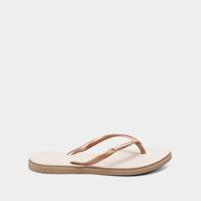 Chinelo Havaianas Slim Point Rose Gold