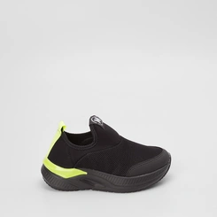 Tênis Infantil Molekinho Slip On Amarelo & Preto