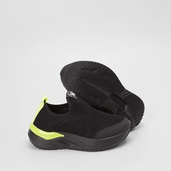 Tênis Infantil Molekinho Slip On Amarelo & Preto