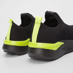 Tênis Infantil Molekinho Slip On Amarelo & Preto