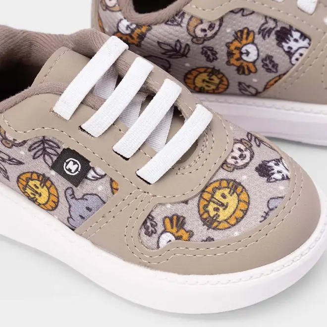 Tênis Bebê Molekinho Casual Safari Bege
