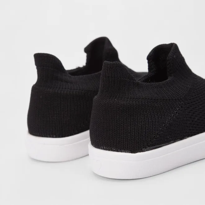 Tênis Infantil Molekinha Bebê Slip On Preto