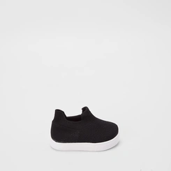 Tênis Infantil Molekinha Bebê Slip On Preto