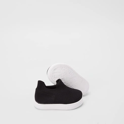 Tênis Infantil Molekinha Bebê Slip On Preto