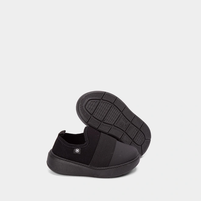 Tênis Bebê Molekinho Slip On Preto