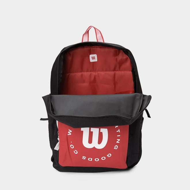 Mochila Wilson Colors Bolso Frontal Vermelho & Preto