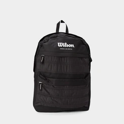 Mochila Wilson Duplo Bolso Frontal Acolchoado Preto