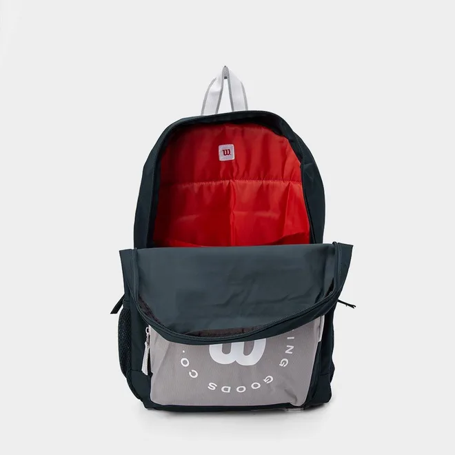 Mochila Wilson Colors Bolso Frontal Cinza & Azul