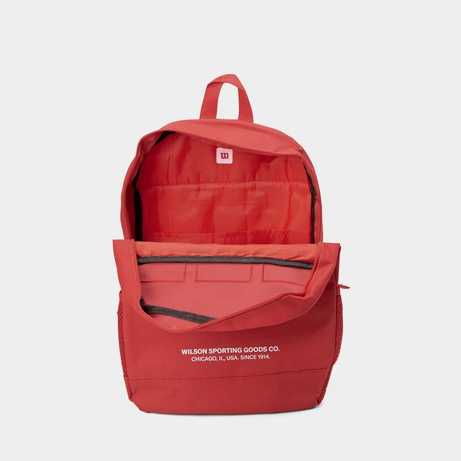 Mochila Wilson Logo Maxi Frontal Vermelho