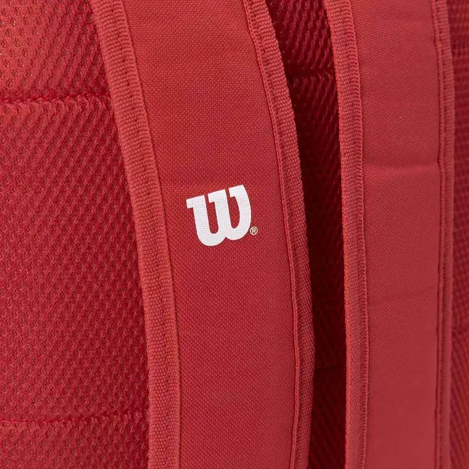 Mochila Wilson Logo Maxi Frontal Vermelho