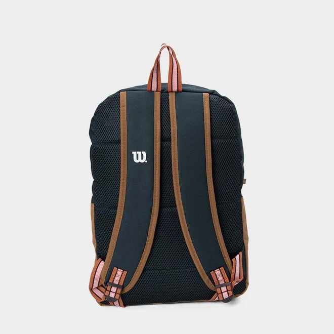 Mochila Wilson Bolso Frontal Basic Caramelo & Azul