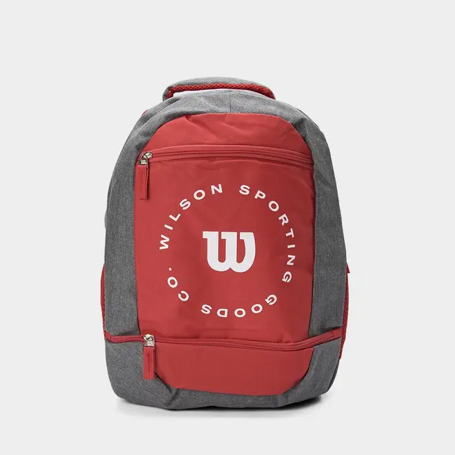 Mochila Wilson Unissex Esportiva Vermelho & Cinza