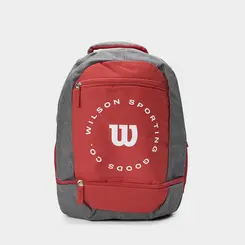 Mochila Wilson Unissex Esportiva Vermelho & Cinza