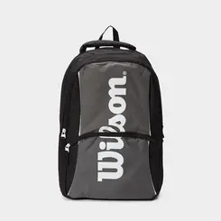 Mochila Wilson Unissex Bolso Frontal Preto & Grafite