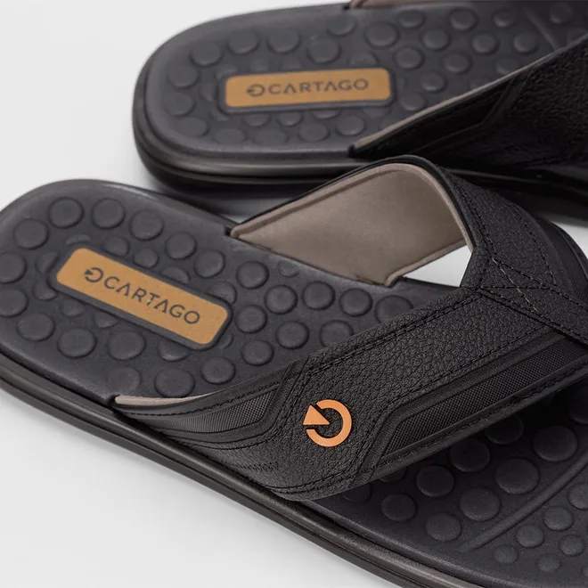 Chinelo Cartago Veneto III Preto