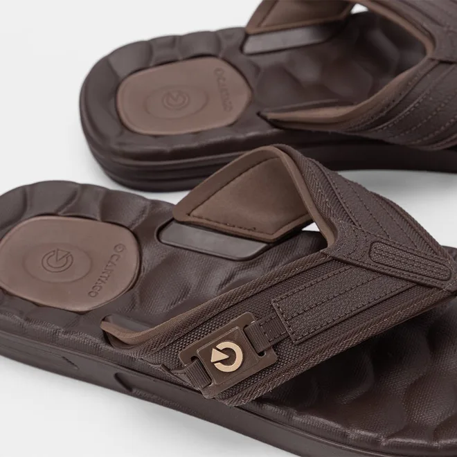 Chinelo Cartago Egeu III Marrom