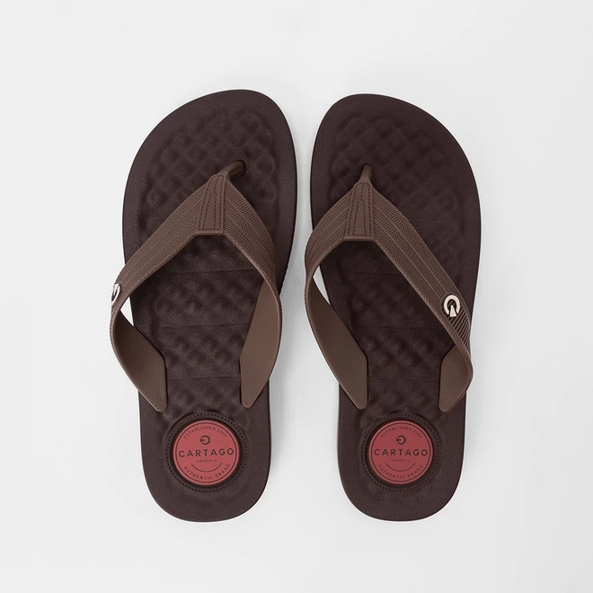 Chinelo Cartago Arizona Light Marrom