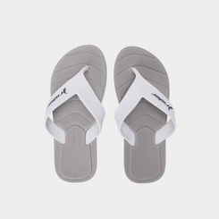 Chinelo Rider Pulse Branco & Grafite