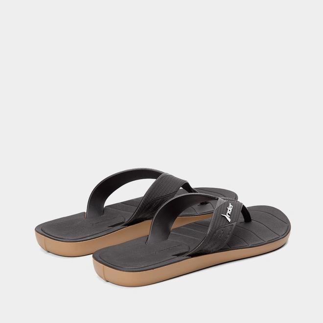 Chinelo Rider Pulse Preto & Bege