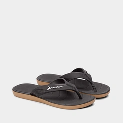 Chinelo Rider Pulse Preto & Bege