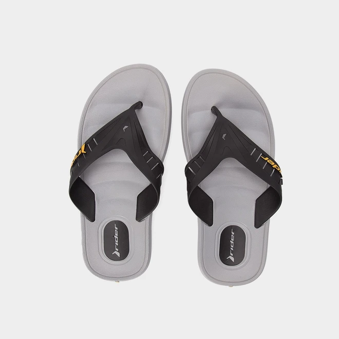 Chinelo Rider Moving II Cinza & Preto