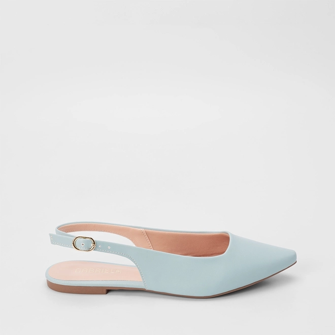 Sapatilha Slingback Gabriela Azul