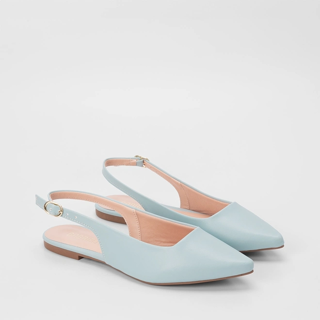 Sapatilha Slingback Gabriela Azul