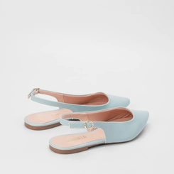 Sapatilha Slingback Gabriela Azul