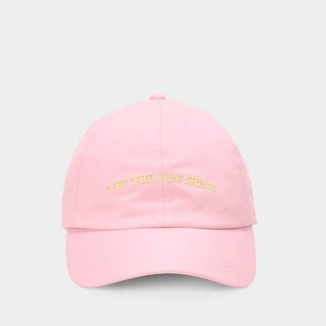 Boné Stz Aba Curva Bordado Rosa