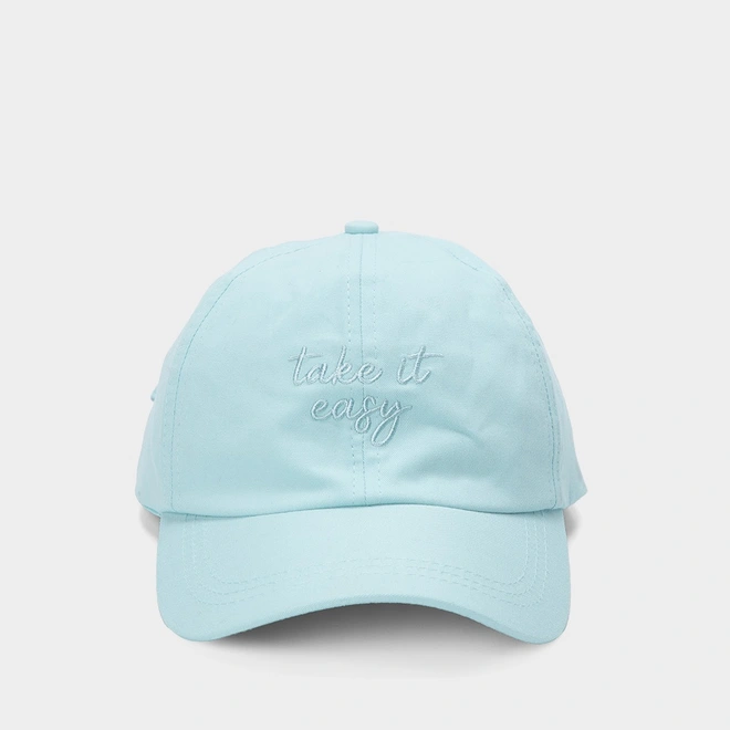 Boné Stz Aba Curva Bordado Azul