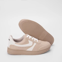 Tênis Dakota Casual Recortes Nude