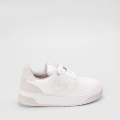Tênis Via Marte Flatform Aplicação Strass Logo Branco