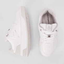 Tênis Via Marte Flatform Aplicação Strass Logo Branco