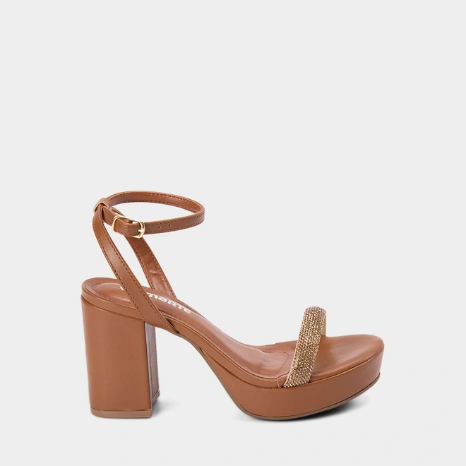 Meia Pata Via Marte Peep Toe Sandália Feminina Via Marte Meia Pata - Main Image