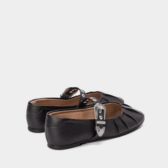 Sapatilha Boneca Vizzano Drapeado Preto