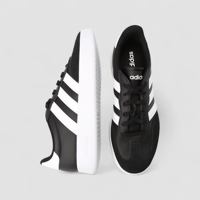 Tênis Casual Masculino Adidas Original Recorte Camurça Preto