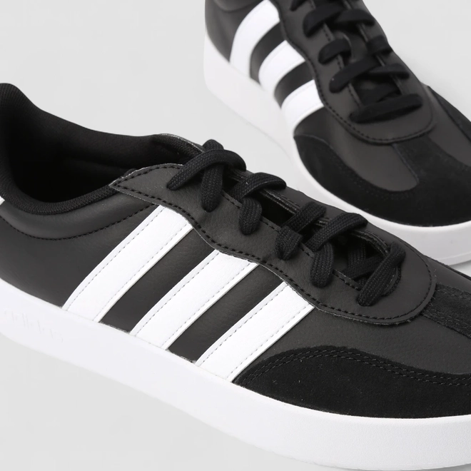 Tênis Casual Masculino Adidas Original Recorte Camurça Preto