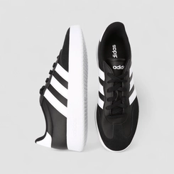 Tênis Casual Masculino Adidas Original Recorte Camurça Preto