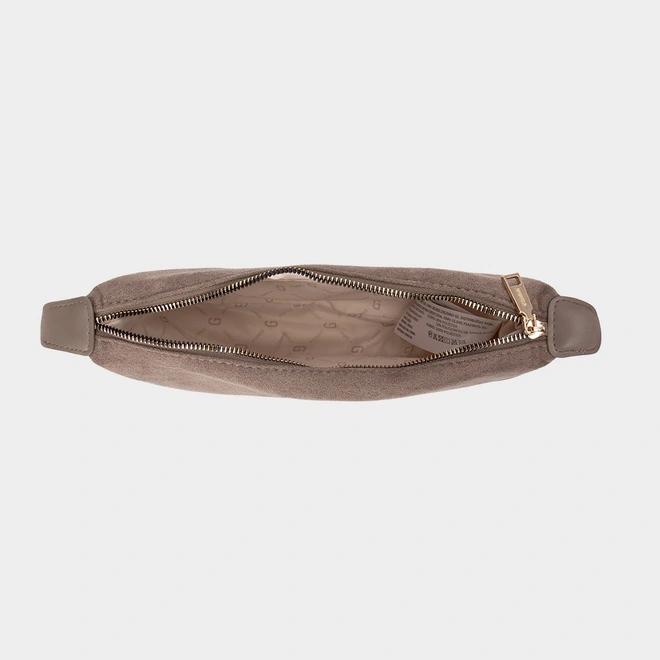 Bolsa Baguete Gabriela Alça Fivela Cinza