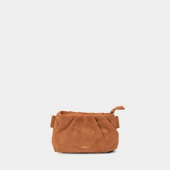 Bolsa Soft Transversal Gabriela Camurça Caramelo