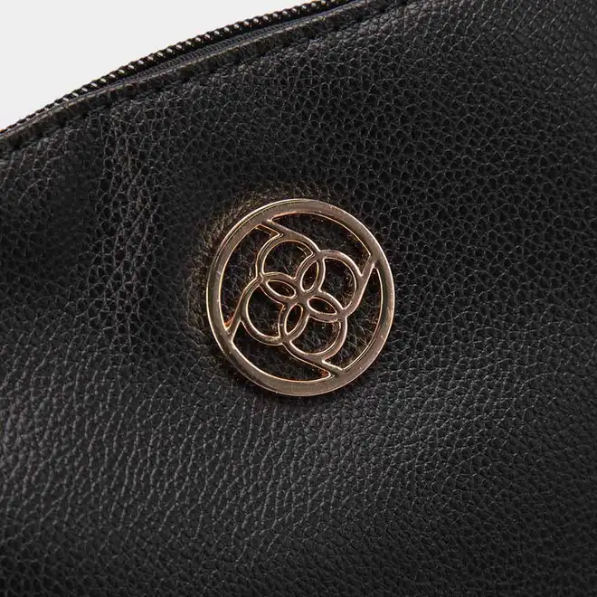 Bolsa Shopping Bag Penélope Grande Texturizada Preto