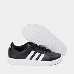 Tênis Casual Adidas Feminino Grand Court Base 2.0 Preto