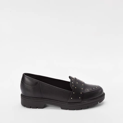 Mocassim Beira Rio Detalhe Mini Rebite Preto