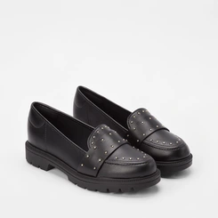 Mocassim Beira Rio Detalhe Mini Rebite Preto