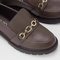 Mocassim Beira Rio Detalhe Bridão Marrom