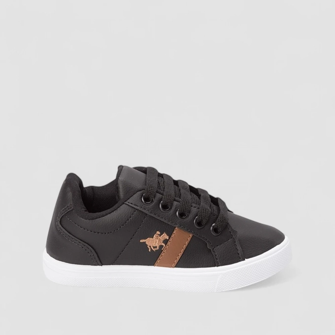 Tênis Casual Infantil Polo Energy Preto